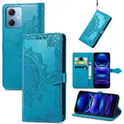 For Xiaomi Redmi Note 12 5G Mandala Flower Embossed Leather Phone Case
