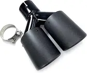 Exhaust Tail Pipe, For B&MW Matte Carbon Exhaust Tips Muffler Nozzle Car Style Stainless Steel System Tail Pipes 1 Piece