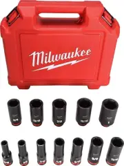 Milwaukee Socket Set 6POINT SAE DP 3/8IN 49-66-7006
