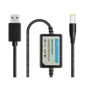 USB Boost Cable DC 5V to 12V 1A Step Converter Adapter USB Cable with8081
