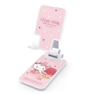 【GARMMA】折疊式可升降 攜帶式手機支架 Hello Kitty 50th 未來系列(追劇神器/懶人支架)