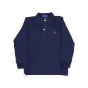 [RALPH LAUREN] RALPH LAUREN Logo embroidery piquet polo shirt Kids 4Y 4Y Blue