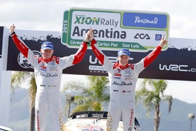 WRC Rally Argentina 2015 Kris Meeke Paul Nagle DS winner Old Photo 5