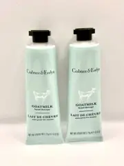 Crabtree & Evelyn Hand Therapy Cream Set of 2 Goat Milk 0.09 oz Each Sealed