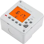 Digital Electric Programmable Outlet Timer, Smart Control Timer Switch with Backlight for Lights, Fans, Engines, Wall-Timer Switches for Devices (220VAC TM617-2)