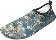 [BTCOWZRV] Water Shoes for Women Men Almond Blossom Water Sports Shoes Slip-on Breathable Lightweight Athletic Aqua Sock
