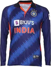 KD Cricket Jersey World Cup 2021 Supporter T-Shirt Cricket Team Uniform India - Full Sleeve Plain 52