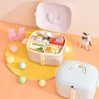 Large Capacity Pills Storage Box Plastic Storage Container Small Items