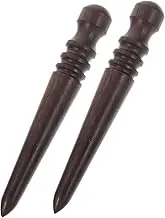 GRADENEVE 2Pcs Leather Burnishing Tool for DIY Crafts Durable Polishing Wands for Leather Edge Finishing Cost for Stunning Results