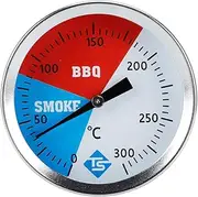 Bvizyelck BBQ Temperature Gauge - Kitchen Cooking Oven Temp Gauge - Grill Pit Smoker Temp Gauge, 2 Inch Smoker Temperature Meter, Barbecue Oven Temp Gauge