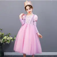在飛比找ETMall東森購物網優惠-cos Tangled秋季兒童活動公主裙