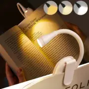 New Mini LED Book Light Eye Protection Adjustable Clip 360° Flip Study Lamp Rec