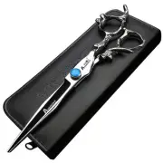 7/7.5/8/9 inch scissors silver professional hairdresser hair cut and trim dil...