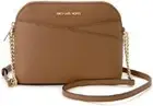 Michael Kors Jet Set Travel Crossbody Leather Handbag, Luggage Brown - NWT