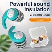 1 Pair Sleeping Ear Plugs Silicone Soft Comfortable Earplugs Sound Insulation Noise Reduction Earbuds Noise Filter Sleeping Swimming Waterproof Three Layers Mu