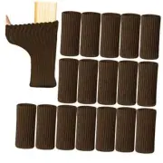 24PCS Furniture Leg Socks High Elastic Non-Slip Knitted Chair Leg 24 Pcs Brown