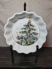 Twas The Night Before Pie Plate Williams Sonoma NIB