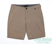New Mens Travis Mathew Shorts 35 Khaki MSRP $90