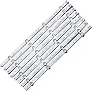SCPCKZETZN 8PCS/Set LED Backlight Strip Fit for 49inch TV Fit for LG 49UH603V 49UH620V LC490DGE 6916L-2705A 6916L-2706A 6916L-2707A 6916L-2708A