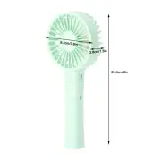 AU (Green)Multifunction Mini Handheld Fan Portable Fan USB Charging For Home