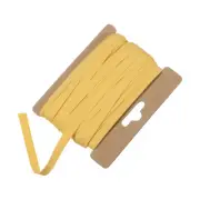 Double Fold Bias Tape 1/4 Inch 12 Yards for Sewing/Seaming/DIY [Light Yellow]