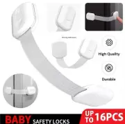 Child Adhesive Kid Baby Safety Drawer Door Lock Proof Cupboard Cabinet Belt