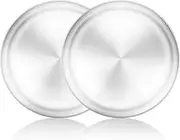 Yododo Pizza Baking Pan Pizza Tray, 12 inch Stainless Steel Pizza Pan Tray, Round Pizza Baking Sheet Dish Plate For Oven Baking, Healthy & Heavy Duty, Rust Free & Dishwasher Safe - 2 PCS