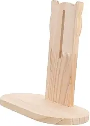 Alasum Hamster Wheel Base Wooden Exercise Wheel Stand Durable Stable Rack for Pets Low Noise Easy Installation High Grade Wooden Material for Hamsters