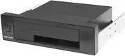 Angoily Front Bay Adapter for Hard Drive Internal Computer Supply with Vibration Design and Dual Power Connectors Compatible with SSD Mounting Bracket