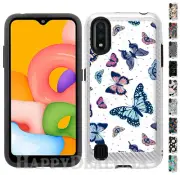 For Samsung Galaxy A01 - ShockProof Hybrid Impact Rugged Design Cover Case