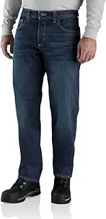 [CARHARTT] Men's Flame-Resistant Rugged Flex Relaxed Fit 5-Pocket Jean (Big & Tall)