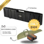 Tough Move 47 Rifle Case Bundle - Stackable, Gun Sock, Rifle Bag Tmv127552