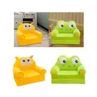 Kids Sofa, Kids Couch Fold Convertible Sofa to Lounger Folding Chair for
