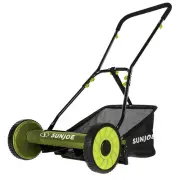 Sun Joe SUJ-MJ500M 16 Inch 4 Position Manual Reel Mower with Grass Catcher