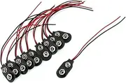 COHEALI I Type 9v Battery Clip Cables 10cm 10 Pack Plastic Metal -on Installation for Led Devices
