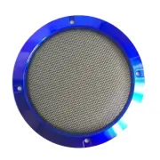 5" Speaker Cover Blue ABS Frame BLK Metal Mesh Grill For Car Audio DJ PA Speaker