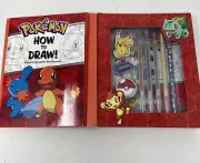 NEW Pokemon How-to-Draw Kit Pikachu Charizard Sealed Rare