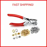 301 Pcs Grommet Eyelet Pliers Tool Kit, Fabric Leather Hole Eyelets and Grommets