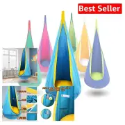 Sensory Kids Swing Hammock with Inflatable Pillow - Safe Space for Play & Rest
