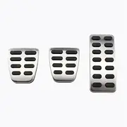 CHPGKGVNVT Car Pedals Gas Accelerator Brake Clutch Footrest Pedal Cover for Hyundai Ix25 Creta Accent Verna Solaris for Kia Rio Soul K2 KX3 Pedals(3Pcs MT)