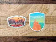 A Set of Two (2) Bryce Canyon National Park Sticker Decal 3"