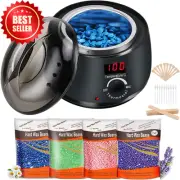 2025 Digital Waxing Kit for Women Brazilian Wax Pot Heater with Wax Beans for Se