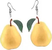 [WRITWAA] 1 Pair Women Earrings Tropical Fruit Ear Dangle Earring for Women Summer Earrings Earrings Jewelry Ladies Earrings Pineapple Crystal Grape Delicate Miss Bracelet