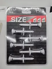 PGM Golf Tee Holder 6pcs Aimable Direction Multi-Purpose Golf Tees Pack