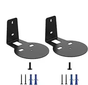 Wall Speaker Bracket, Floating Wall Shelves, Smart Speakers Rack, Speaker Wall Stand, Smart Speaker Mount Shelf for Home Or Commercial Use with Floating Design for Home, Living Room, Hotel, Cafe