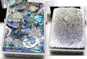 Armor Flower Mosaic Shell Inlay Asymmetric Diano Silver ZIPPO 2020 MIB Rare