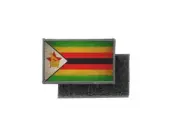 Flag patch printed badge country vintage zimbabwe