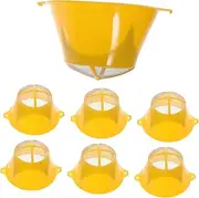 TEHAUX 10Pcs Paint Strainer Mesh for and Oil Paints Reusable Filter for Projects Efficiently Screens Paint Impurities and Clumps