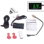 Water Temp Gauge With Temperature Sensor LCD Digital Water Thermometer Guage NEW