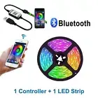 NEW LED Strip Lights 1M 2M 3M 5M 5050 Music Sync Bluetooth APP Lights for Room